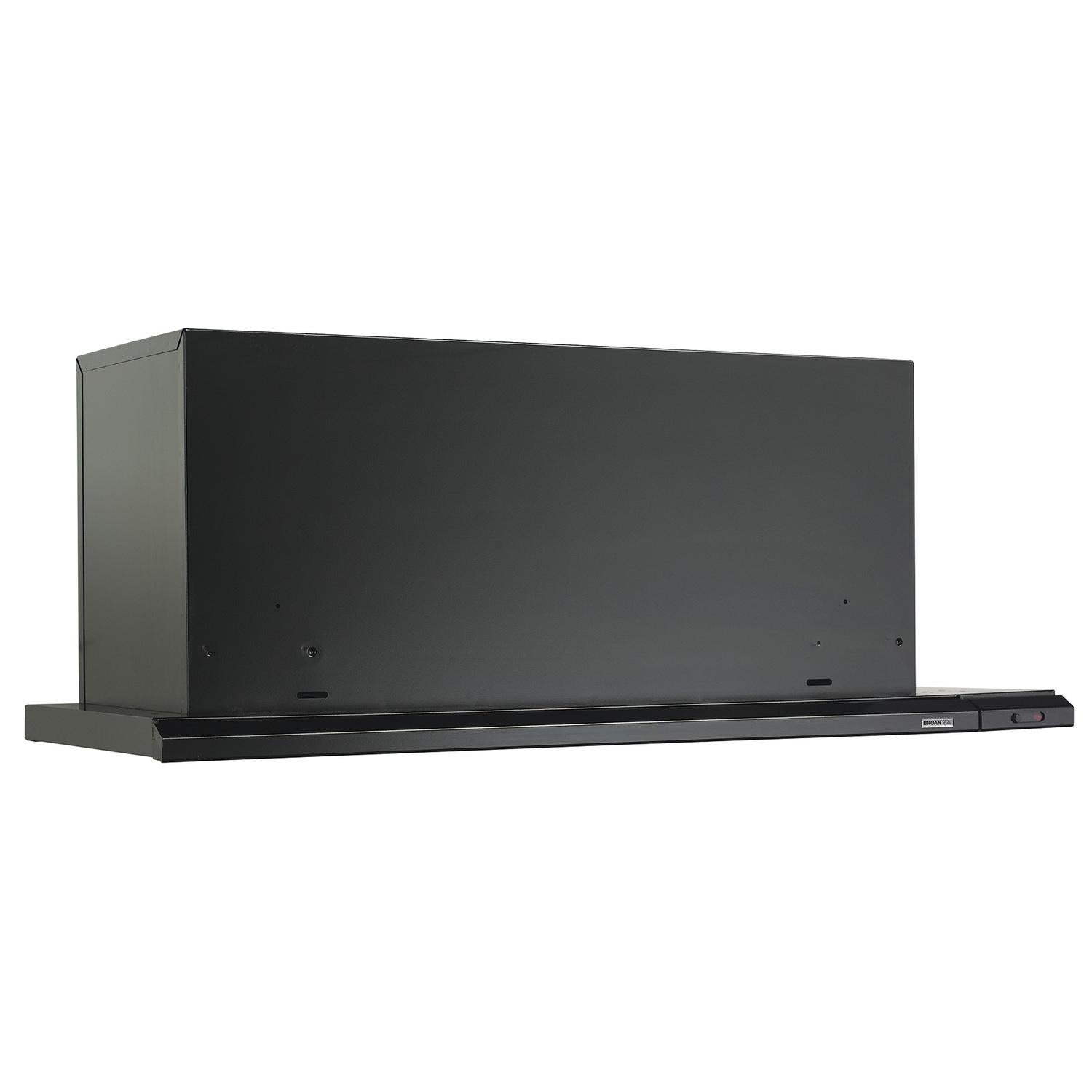 Broan 153023 DISCONTINUED-Broan® Elite 30-Inch Under-Cabinet Slide-Out Range Hood w/ Light, Black