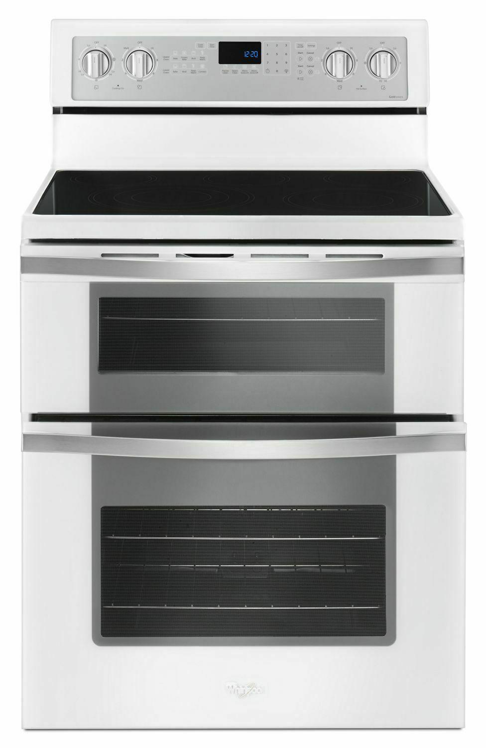 Whirlpool 6.7 Cu. Ft. Electric Double Oven Range with True Convection