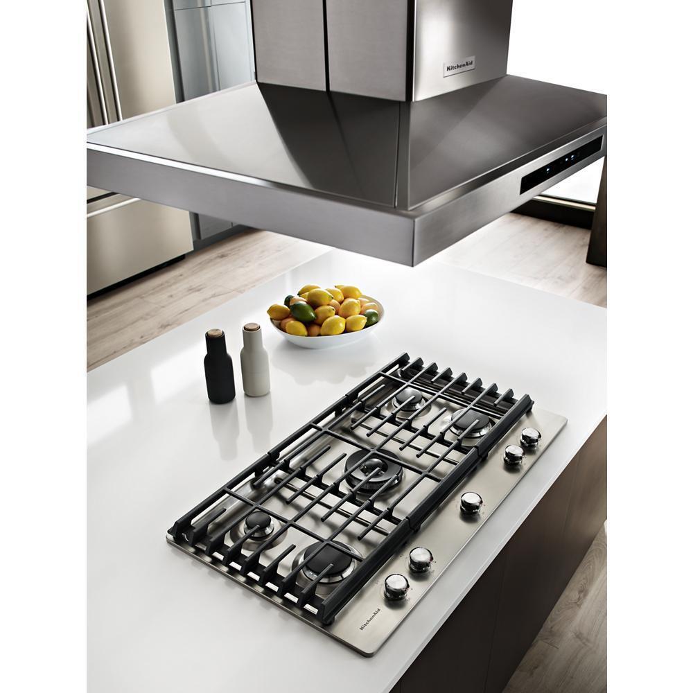 Kitchenaid KCGS550ESS 30" 5-Burner Gas Cooktop