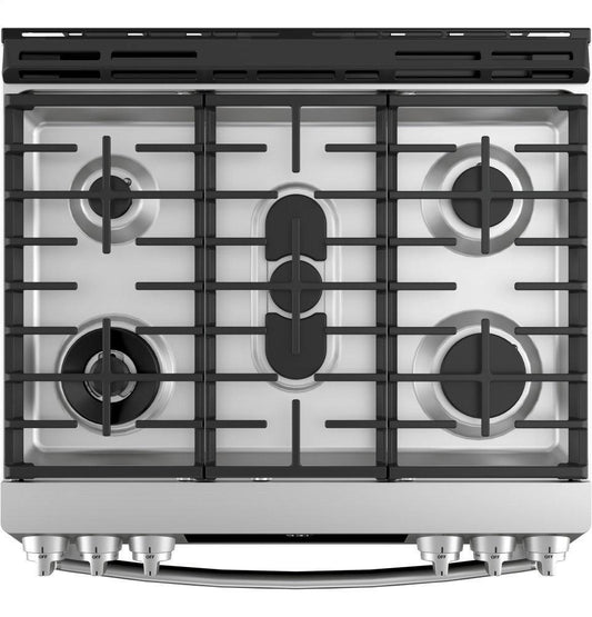 P2S930SELSS GE Profile™ 30" Smart Dual Fuel Slide-In Front-Control Range