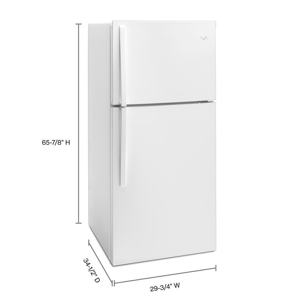 Whirlpool WRT549SZDW 30-inch Wide Top Freezer Refrigerator - 19 cu. ft.