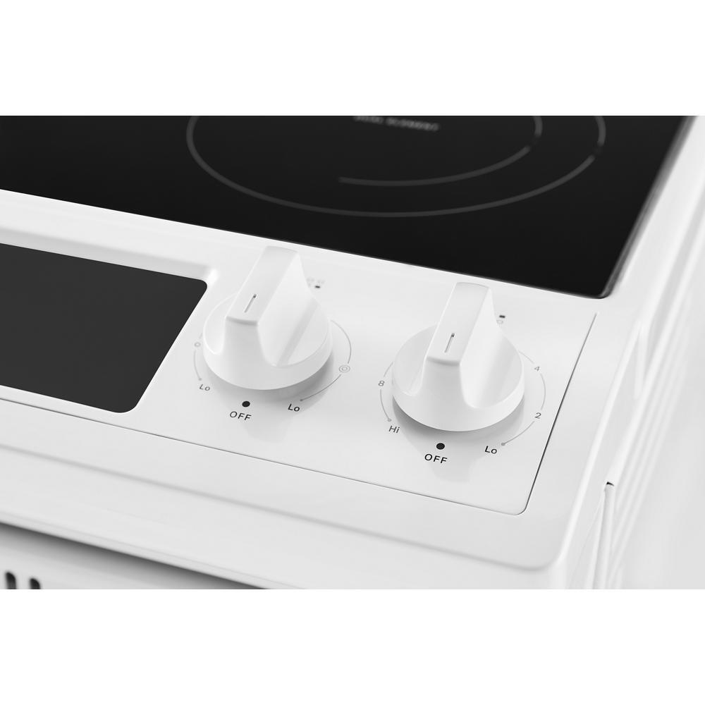 Whirlpool WEE515S0LW 4.8 Cu. Ft. Whirlpool® Electric Range with Frozen Bake™ Technology