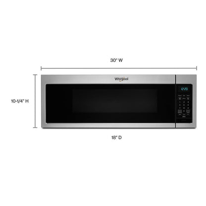 Whirlpool WML35011KS 1.1 cu. ft. Low Profile Microwave Hood Combination