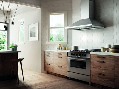 Elica ELN136S2 LEONE Wall Mount Range Hood 36" wide - 1200CFM