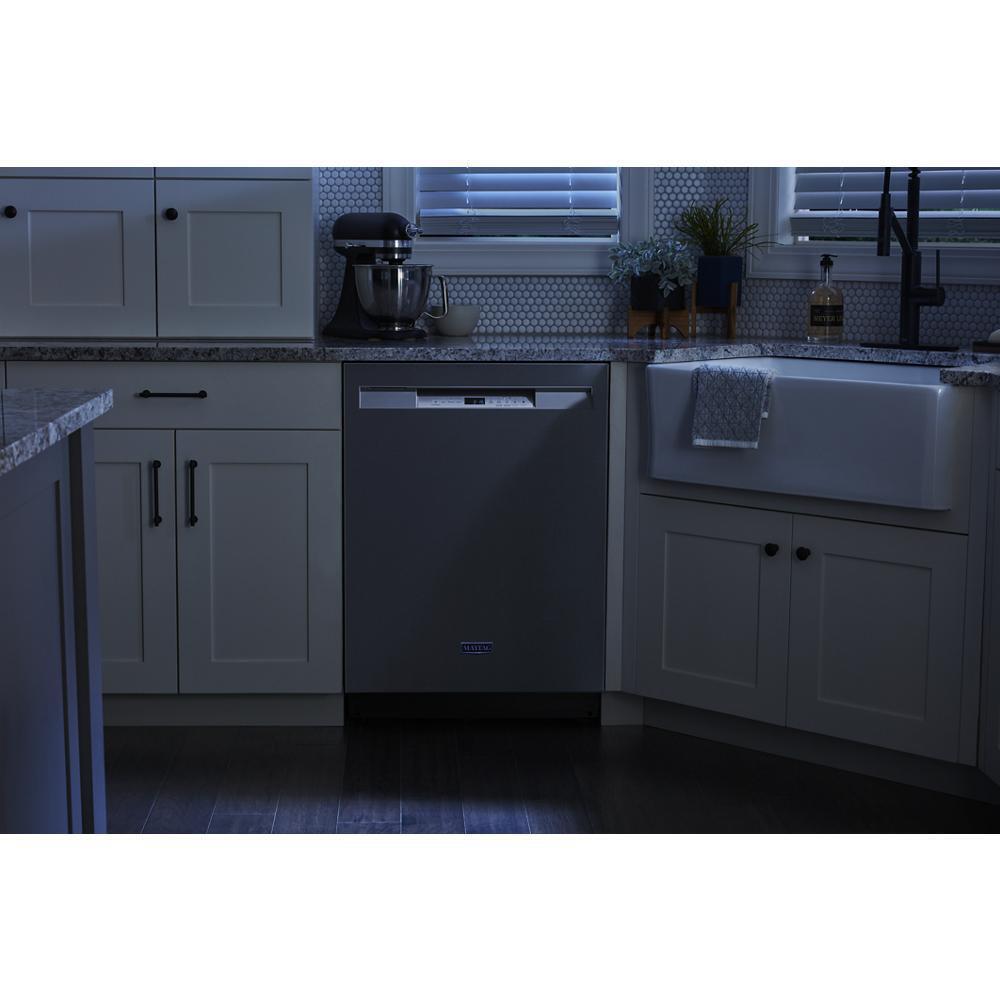 Maytag MDB4949SKZ 24 Front Control Dishwasher with Dual Power Filtration and PowerBlast® Cycle - 50 dBA