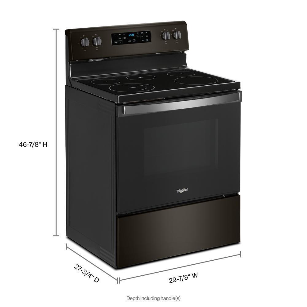 Whirlpool WFE525S0JV 5.3 cu. ft. Whirlpool® electric range with Frozen Bake™ technology