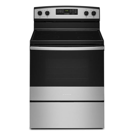 Amana AER6603SMS 30-inch Amana® Electric Range with Extra-Large Oven Window