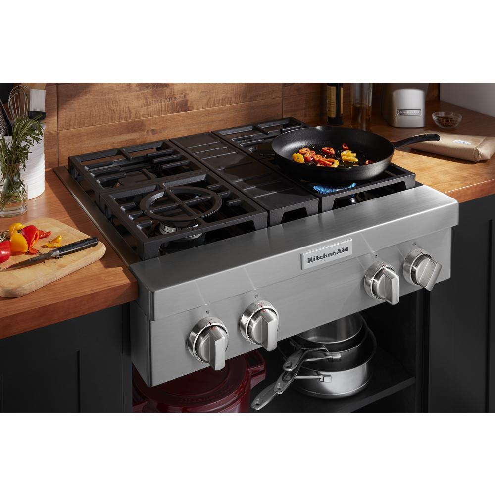 KCGC500JSS KitchenAid® 30'' 4-Burner Commercial-Style Gas Rangetop