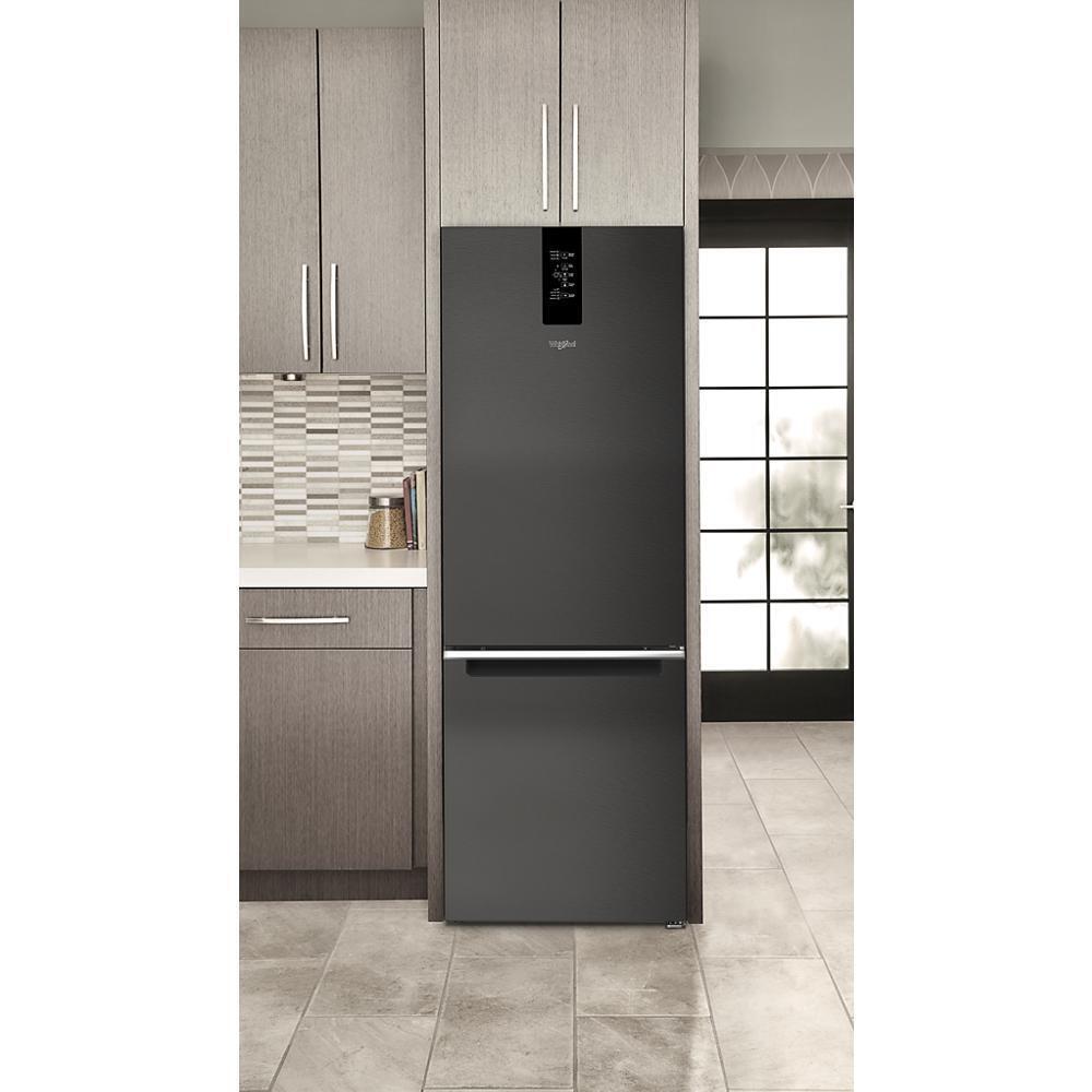 Whirlpool WRB543CMJV 24-inch Wide Garage- Ready Bottom-Freezer Refrigerator - 12.9 cu. ft.