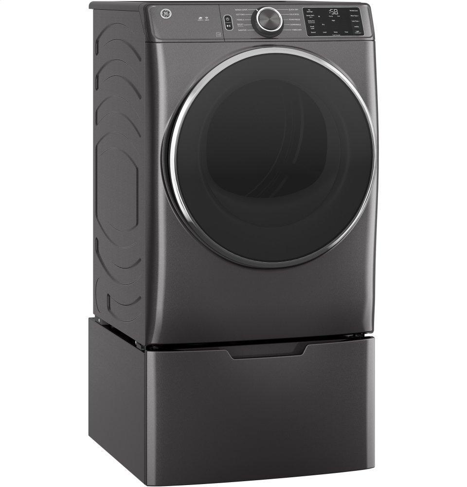 GE® 7.8 cu. ft. Capacity Smart Front Load Electric Dryer with Sanitize Cycle