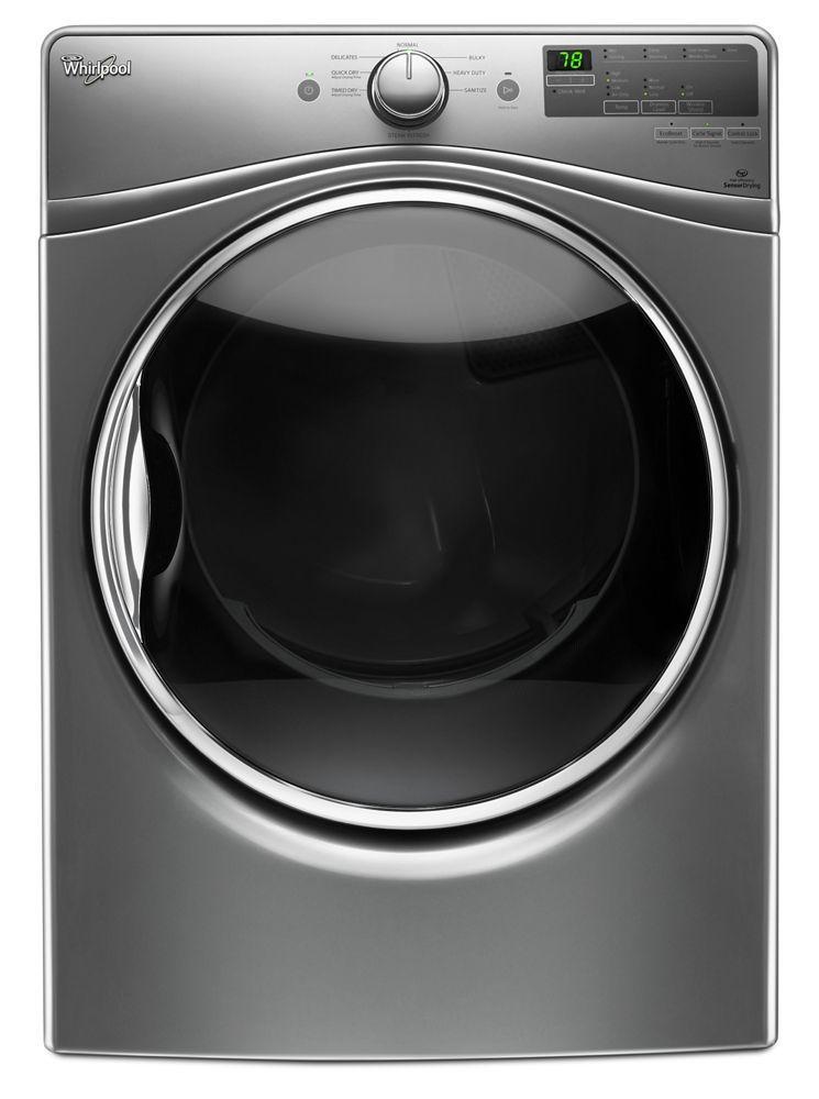 7.4 cu.ft. Front Load Electric Dryer with Advanced Moisture Sensing, 8 cycles