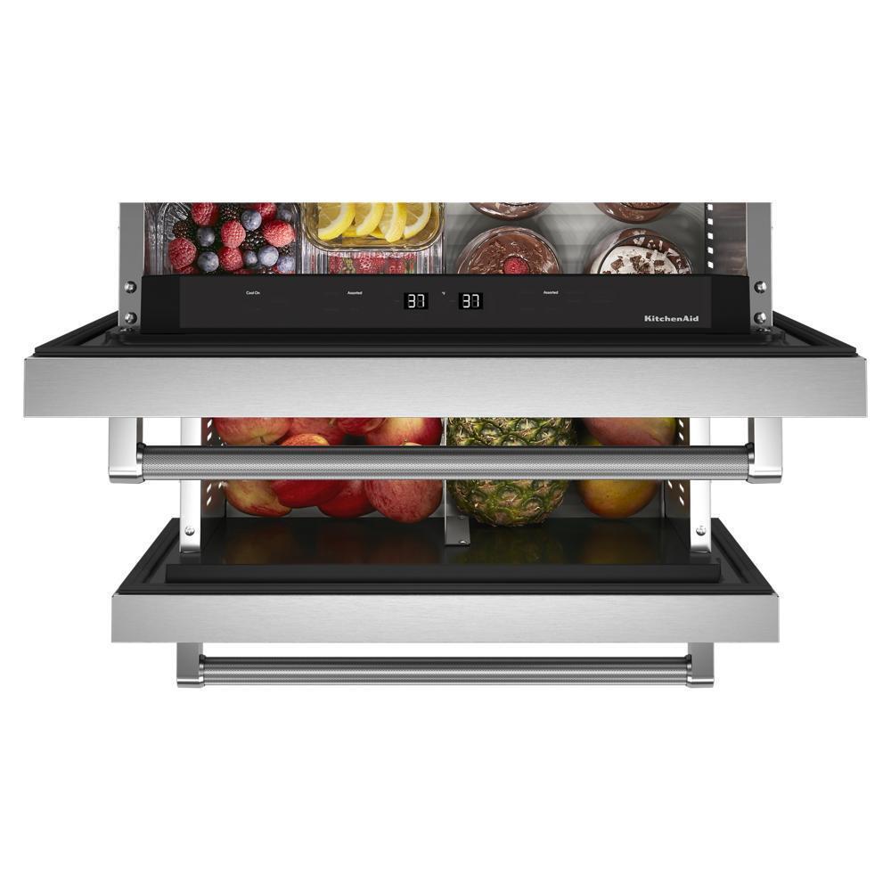 Kitchenaid KUDR204KSB 24" Stainless Steel Undercounter Double-Drawer Refrigerator