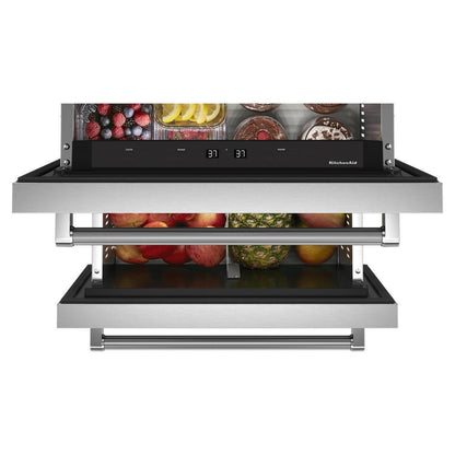 Kitchenaid KUDR204KSB 24" Stainless Steel Undercounter Double-Drawer Refrigerator
