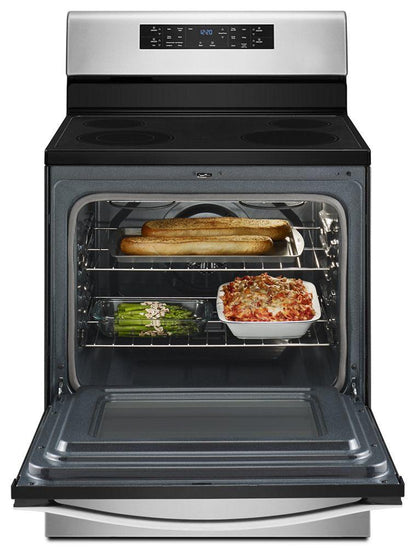 Whirlpool WFE520S0FS 5.3 cu. ft. Guided Electric Front Control Range with Fan Convection Cooking