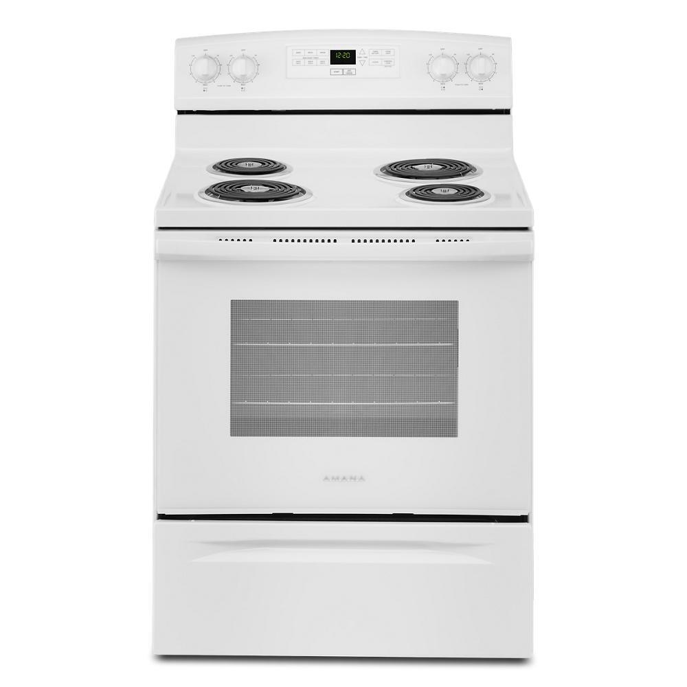 Amana ACR4303MFW 30-inch Amana® Electric Range with Bake Assist Temps