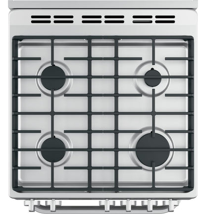 Haier QGAS740RMSS 24" 2.9 Cu. Ft. Gas Free-Standing Range with Convection and Modular Backguard