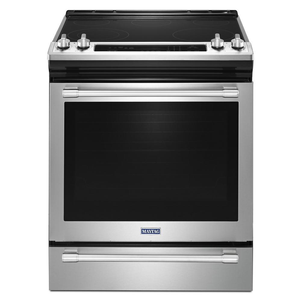 Maytag 30-Inch Wide Slide-In Electric Range With True Convection And Fit System - 6.4 Cu. Ft.