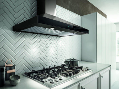 Elica EVR630BL VARNA BLACK Wall Mount Range Hood 30" wide - 600CFM