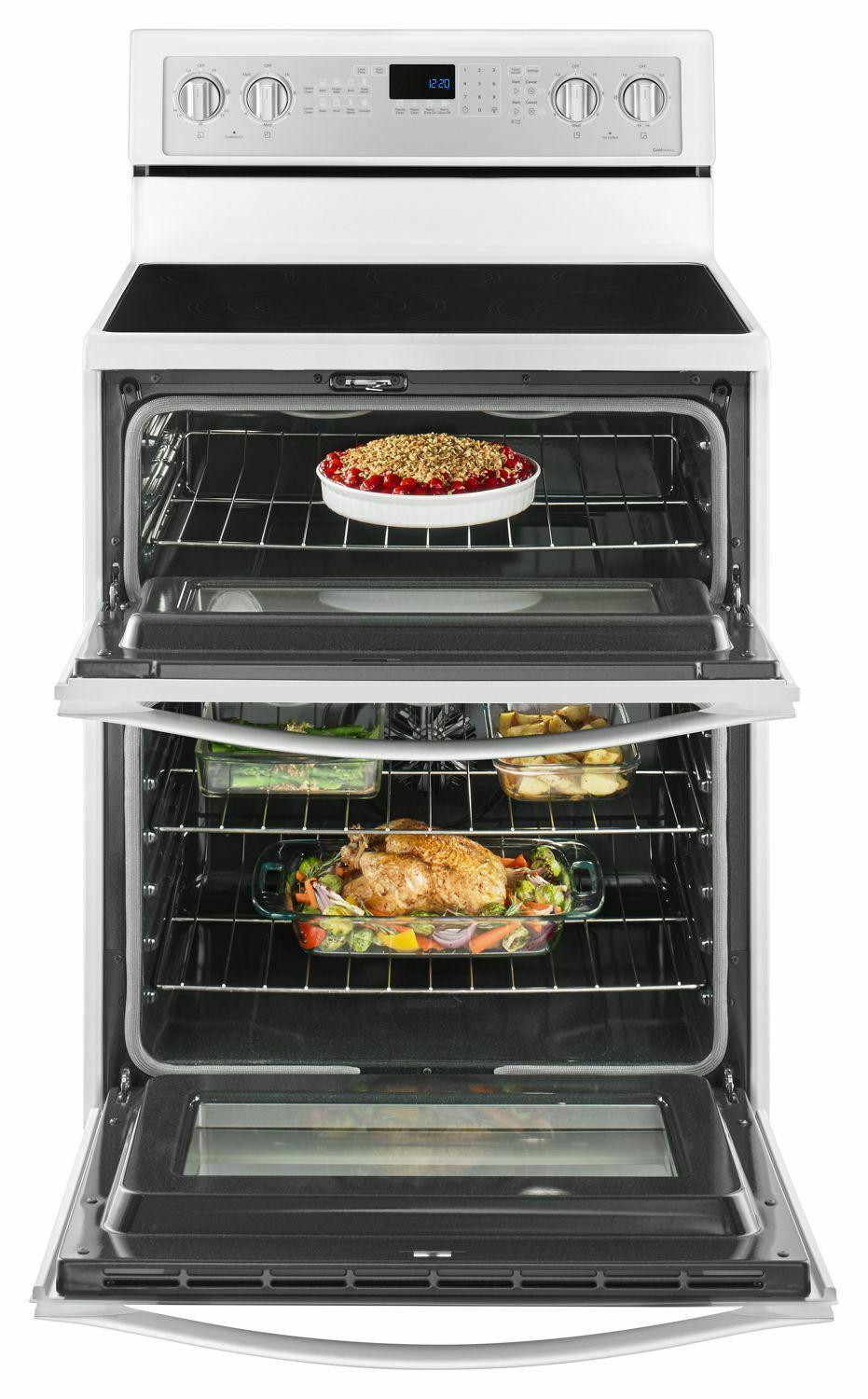 Whirlpool WGE745C0FH 6.7 Cu. Ft. Electric Double Oven Range with True Convection