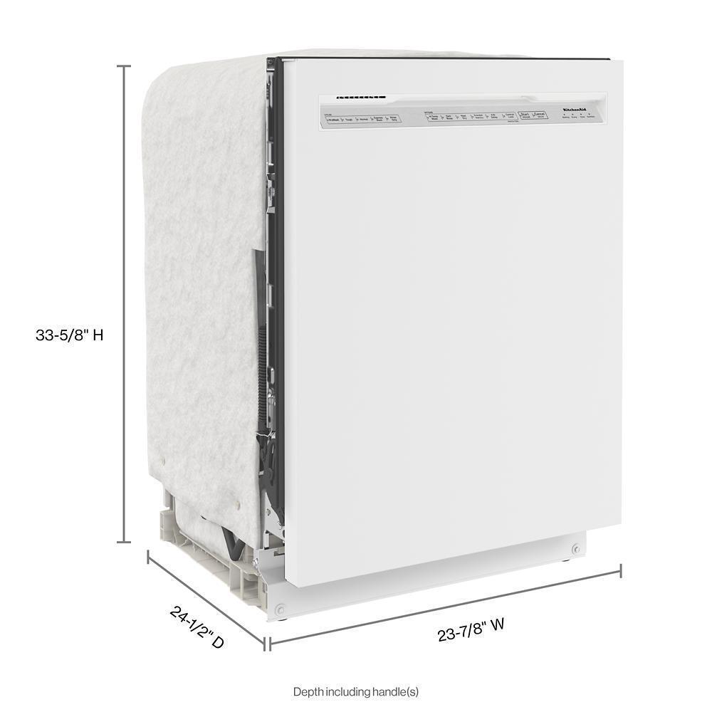 Kitchenaid KDFE204KWH Third Level Utensil Rack Dishwasher with 30+ Total Wash Jets, 39 dBA