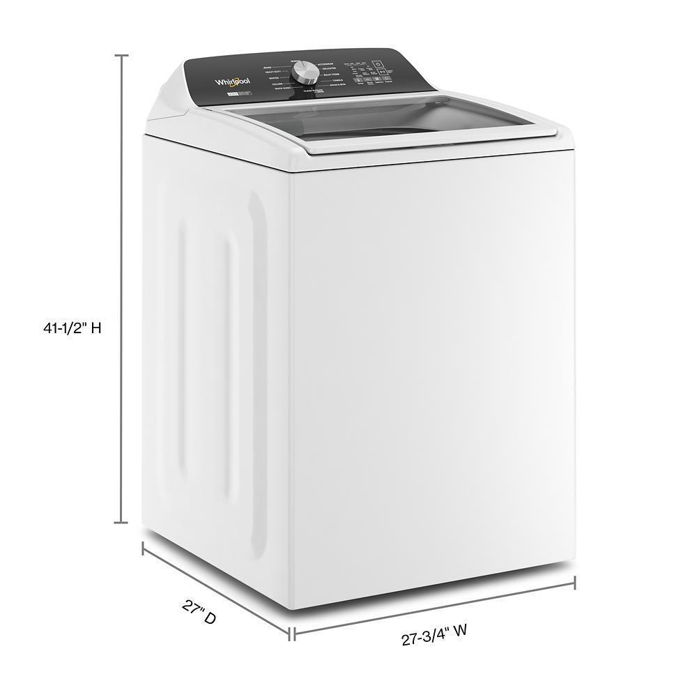 Whirlpool 4.7-4.8 Cu. Ft. Top Load Washer with 2 in 1 Removable Agitator