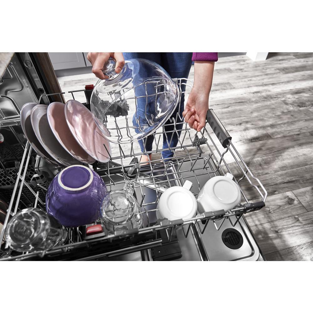 Kitchenaid KDTM804KBS 360(degree) Max Jets™ Third Rack Dishwasher with Stainless Steel Third Rack Wash Jets, 44 dBA