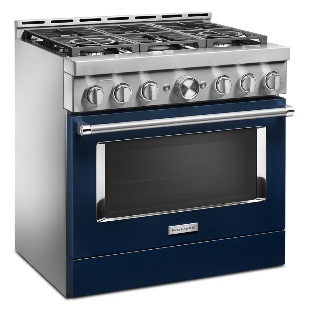 KFGC506JIB KitchenAid® 36'' Smart Commercial-Style Gas Range with 6 Burners