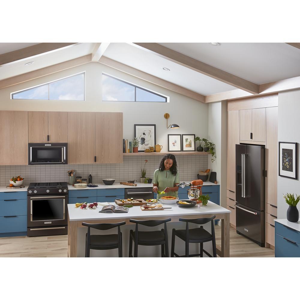 Kitchenaid KRFF577KPS 26.8 Cu. Ft. Standard-Depth French Door Refrigerator with Exterior Ice and Water Dispenser
