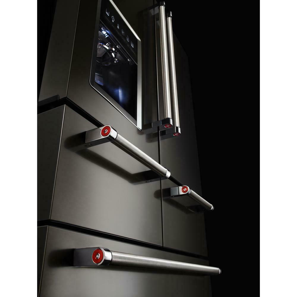 Kitchenaid KRMF706EBS 25.8 Cu. Ft. 36" Multi-Door Freestanding Refrigerator with Platinum Interior Design and PrintShield™ Finish