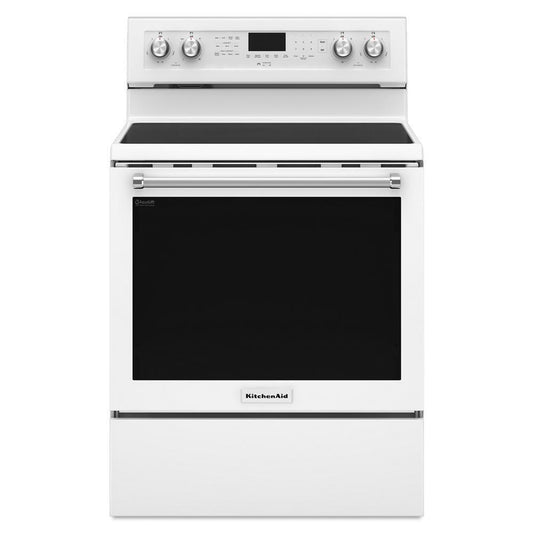 Kitchenaid KFEG500EWH 30-Inch 5-Element Electric Convection Range