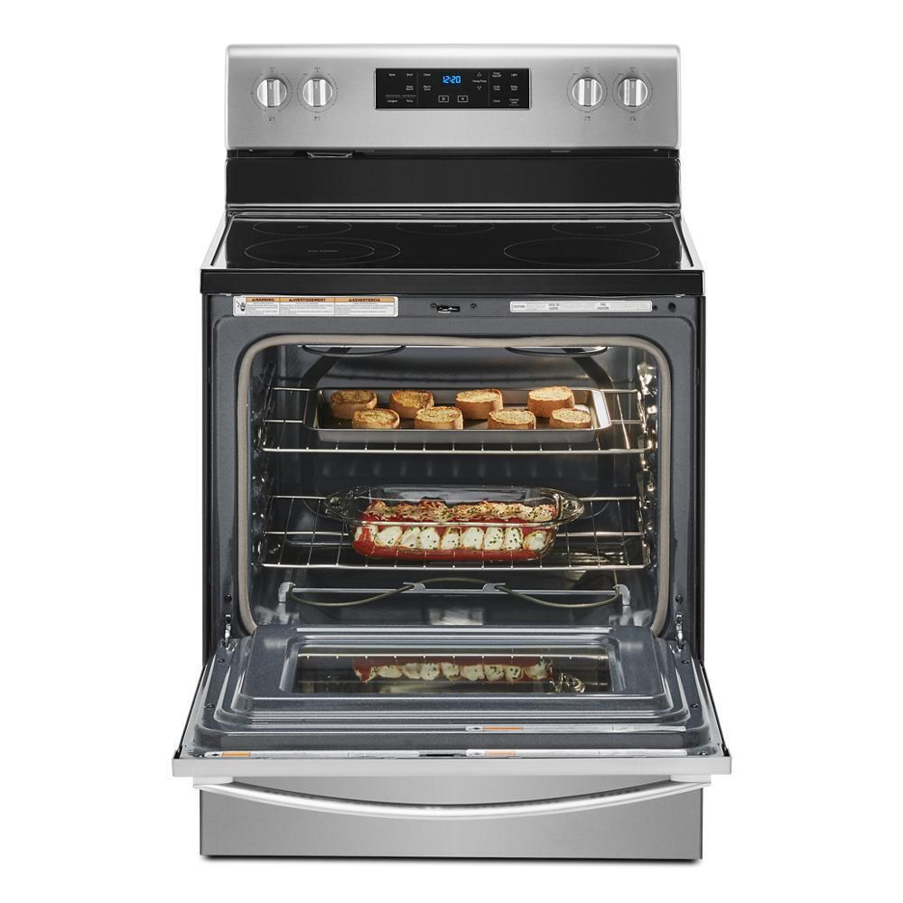 Whirlpool 5.3 cu. ft. Whirlpool® electric range with Frozen Bake™ technology