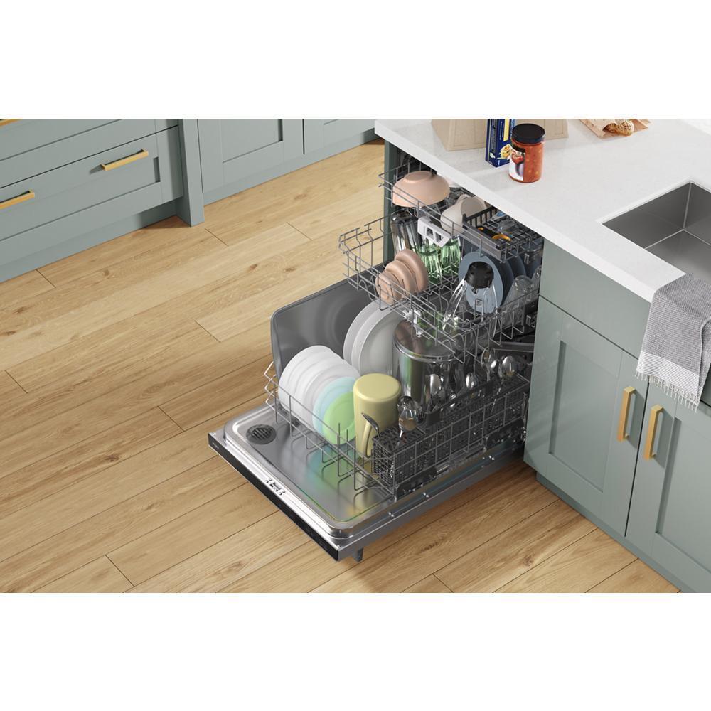 Whirlpool WDTA80SAKZ Fingerprint Resistant Quiet Dishwasher with 3rd Rack & Large Capacity