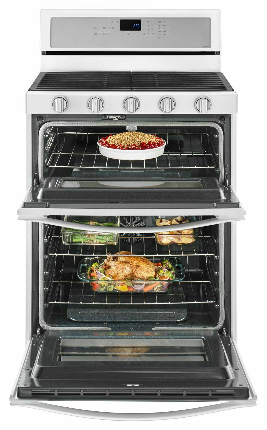 Whirlpool WGG745S0FH 6.0 Cu. Ft. Gas Double Oven Range with EZ-2-Lift™ Hinged Grates