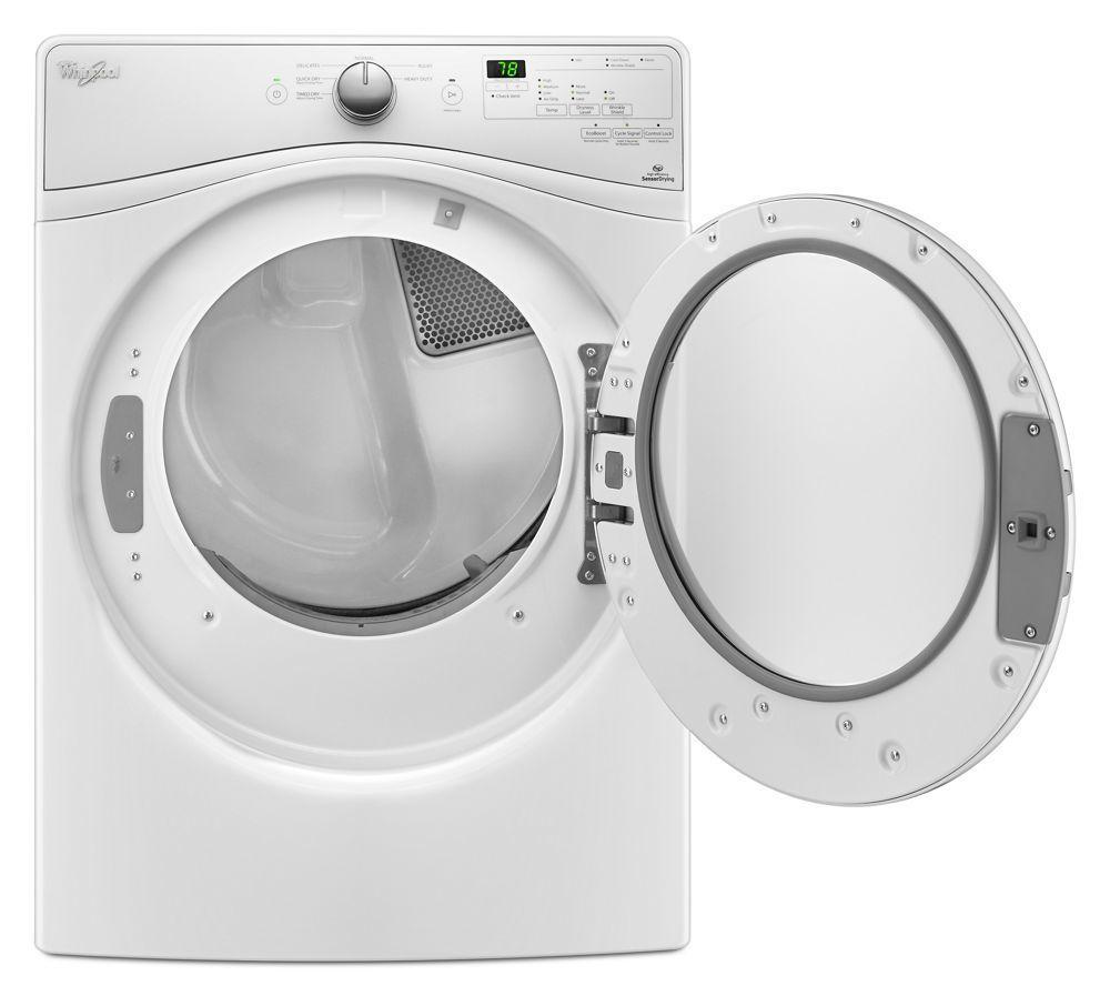 Whirlpool WED7590FW 7.4 cu.ft Front Load Electric Dryer with Advanced Moisture Sensing , 6 cycles