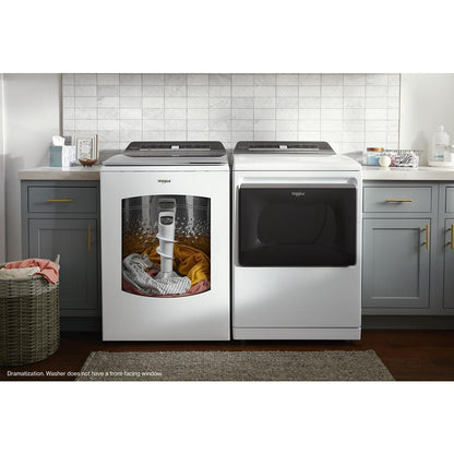 Whirlpool WTW8127LW 5.2 - 5.3 cu. ft. Top Load Washer with 2 in 1 Removable Agitator