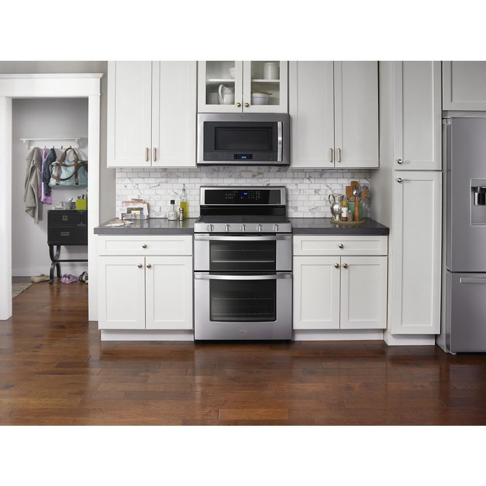 Whirlpool WGG745S0FS 6.0 Cu. Ft. Gas Double Oven Range with EZ-2-Lift™ Hinged Grates