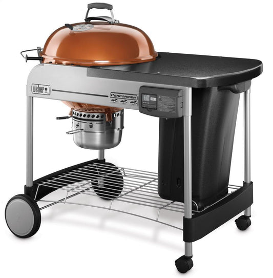 Weber 15502001 Performer Deluxe Charcoal Grill 22" - Copper