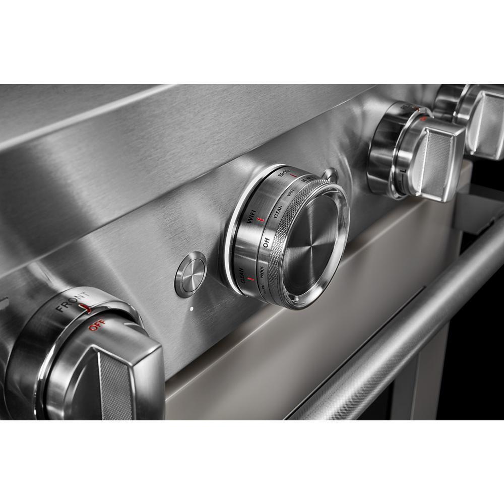 KFDC500JMH KitchenAid® 30'' Smart Commercial-Style Dual Fuel Range with 4 Burners