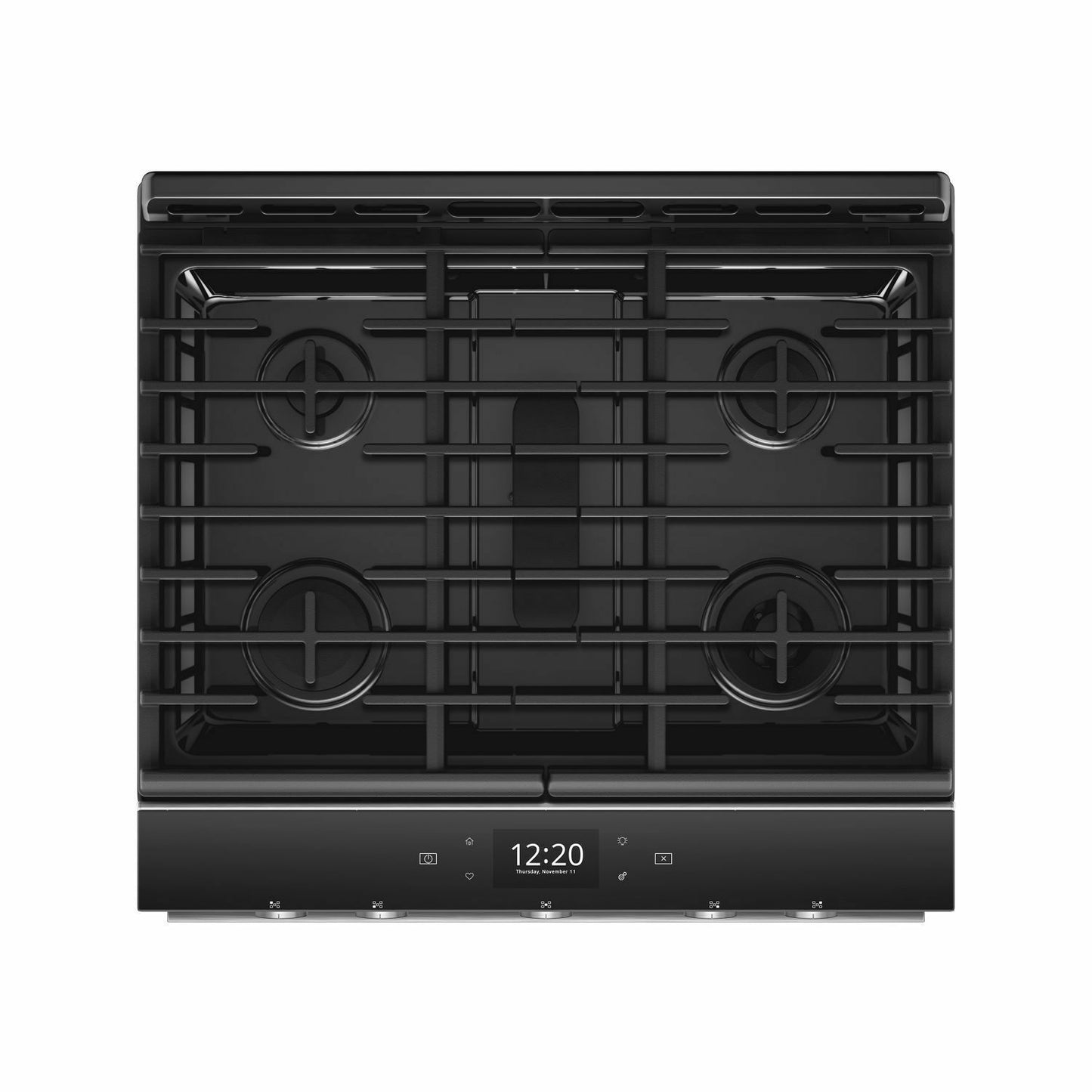 Whirlpool WEGA25H0HZ 5.8 cu. ft. Smart Slide-in Gas Range with EZ-2-Lift™ Hinged Cast-Iron Grates