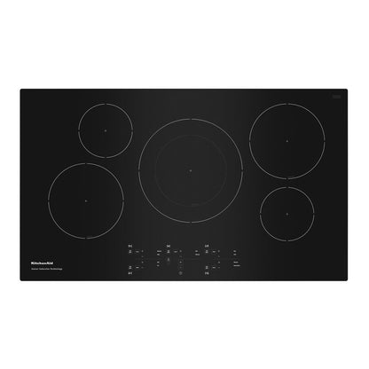 Kitchenaid KCIG556JBL 36-Inch 5-Element Sensor Induction Cooktop