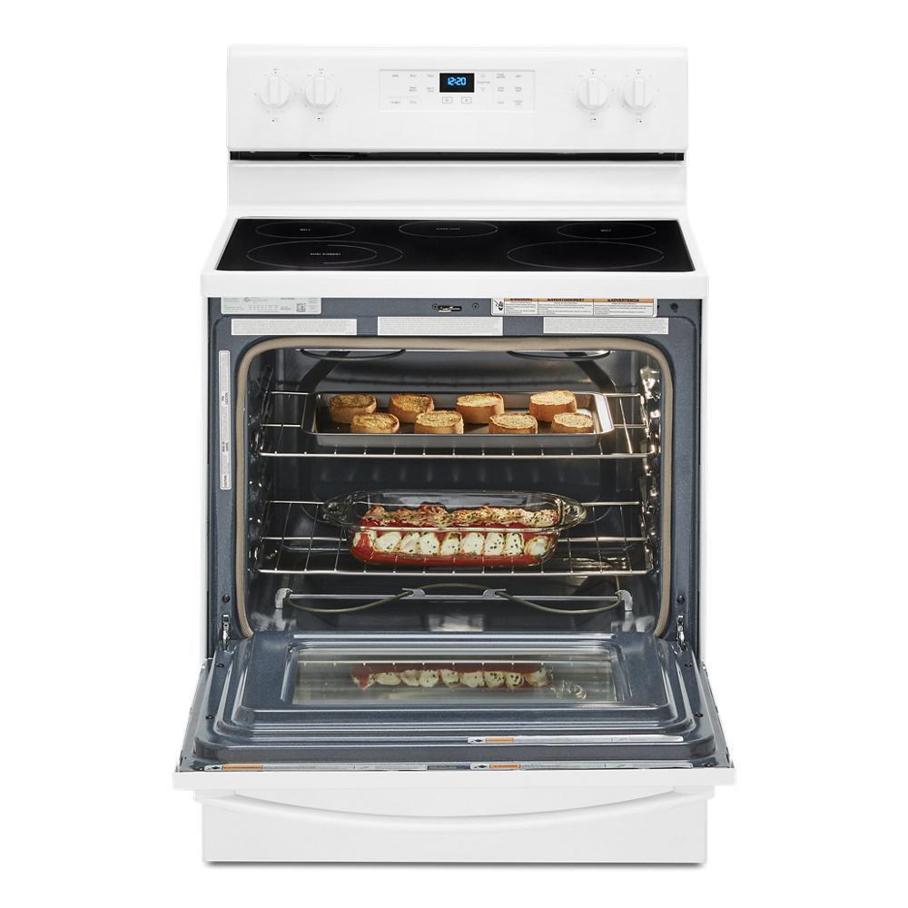 Whirlpool 5.3 cu. ft. Whirlpool® electric range with Frozen Bake™ technology