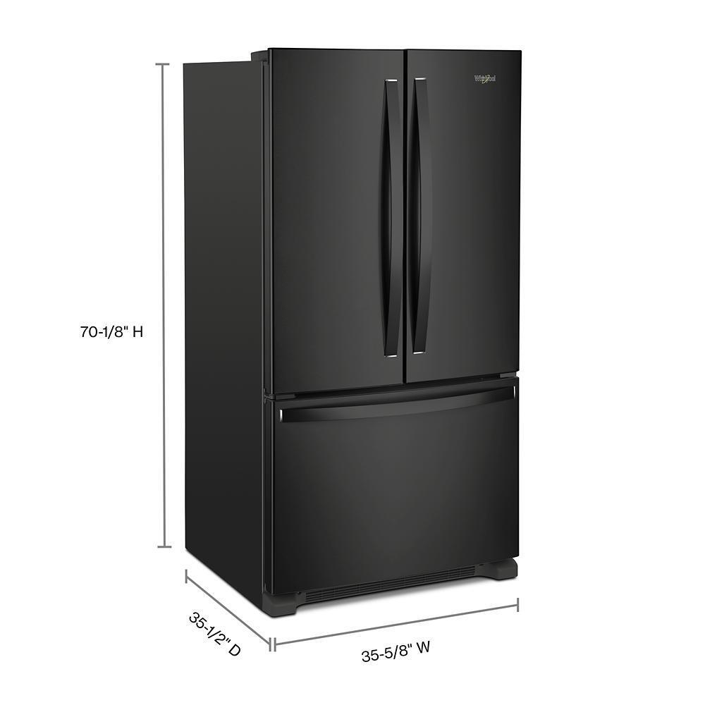 Whirlpool 36-inch Wide French Door Refrigerator with Water Dispenser - 25 cu. ft.