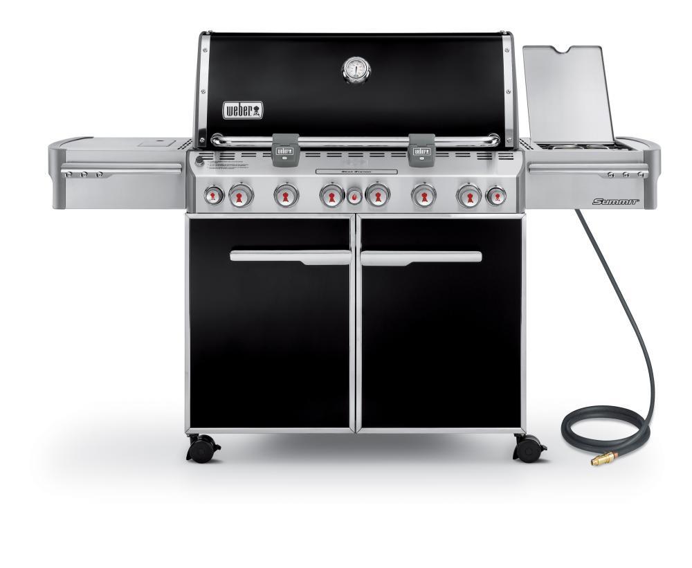 SUMMIT® E-670™ NATURAL GAS GRILL - BLACK