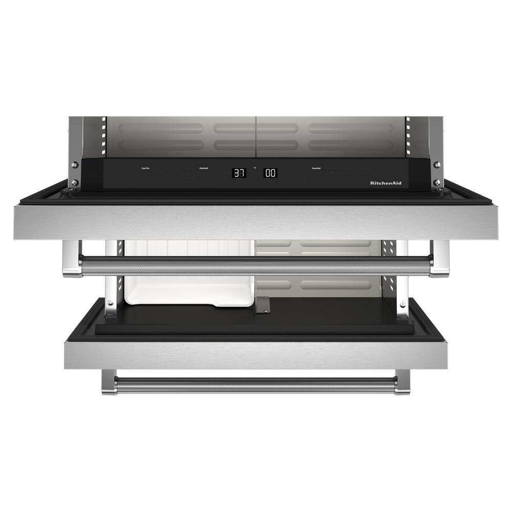 Kitchenaid KUDF204KSB 24" Stainless Steel Undercounter Double-Drawer Refrigerator/Freezer