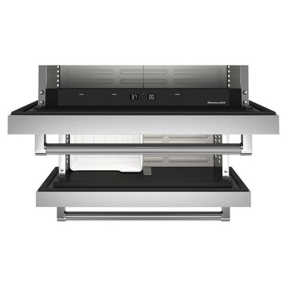 Kitchenaid KUDF204KSB 24" Stainless Steel Undercounter Double-Drawer Refrigerator/Freezer