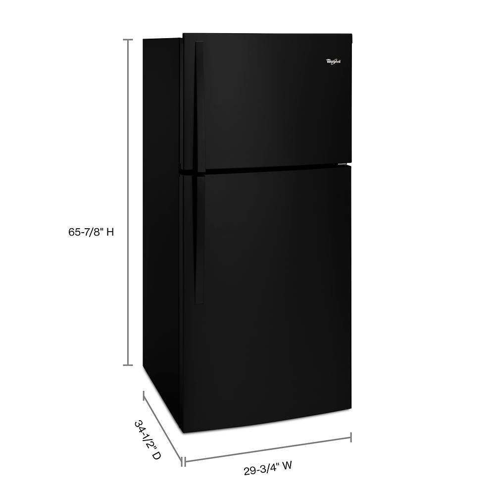 Whirlpool WRT549SZDB 30-inch Wide Top Freezer Refrigerator - 19 cu. ft.