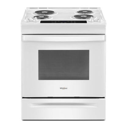Whirlpool WEC310S0LW 4.8 Cu. Ft. Whirlpool® Electric Range with Frozen Bake™ Technology