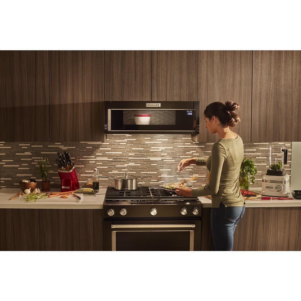 Kitchenaid KSGG700EBS 30-Inch 5-Burner Gas Slide-In Convection Range