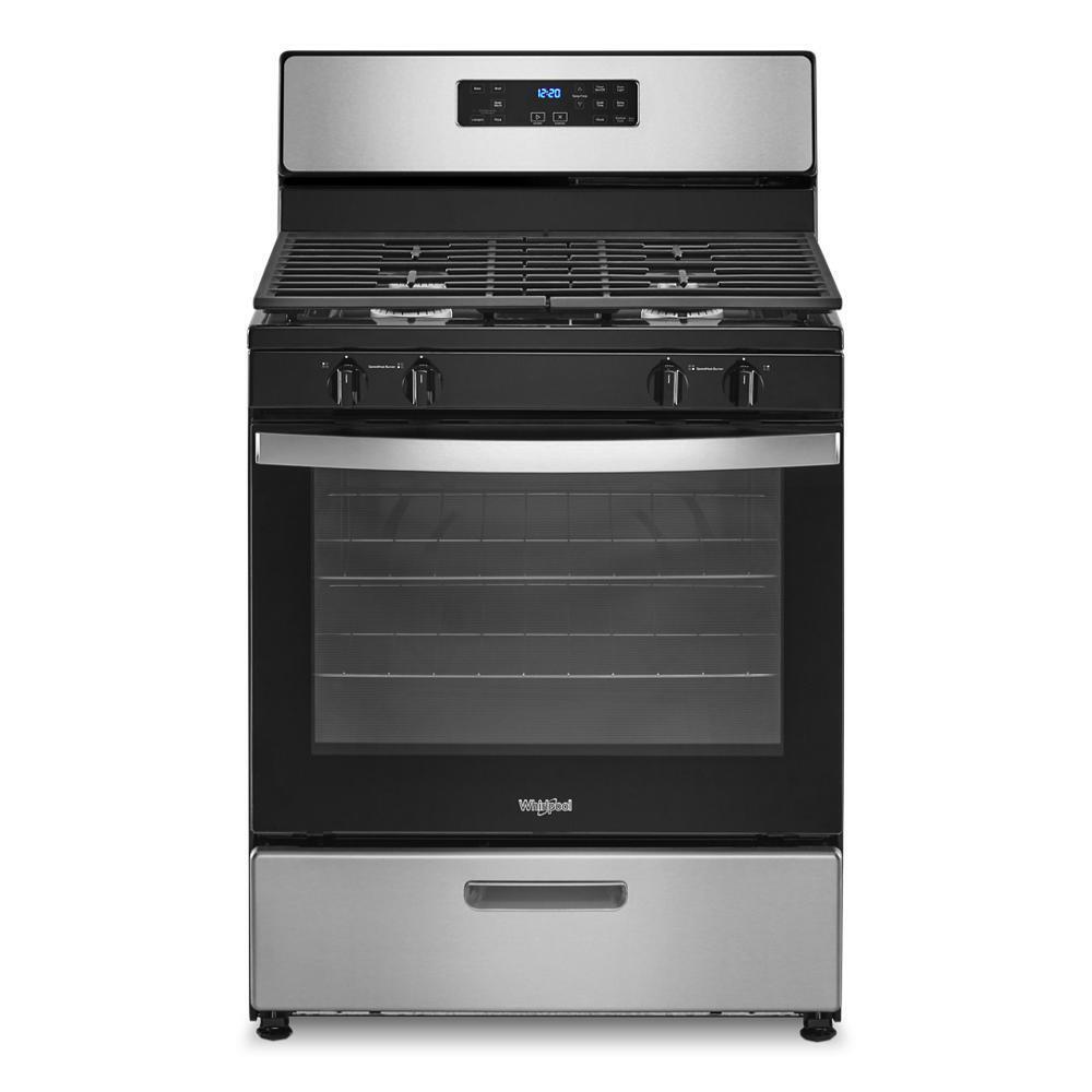 Whirlpool WFG320M0MS 5.1 Cu. Ft. Freestanding Gas Range with Broiler Drawer