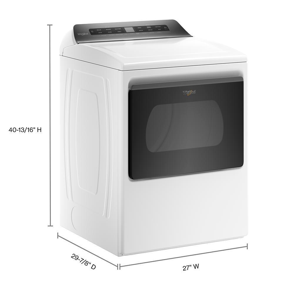 7.4 cu. ft. Top Load Electric Dryer with Intuitive Controls